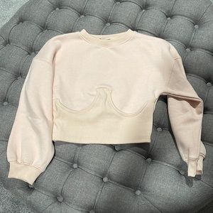 New without tags Missguided corset sweatshirt.